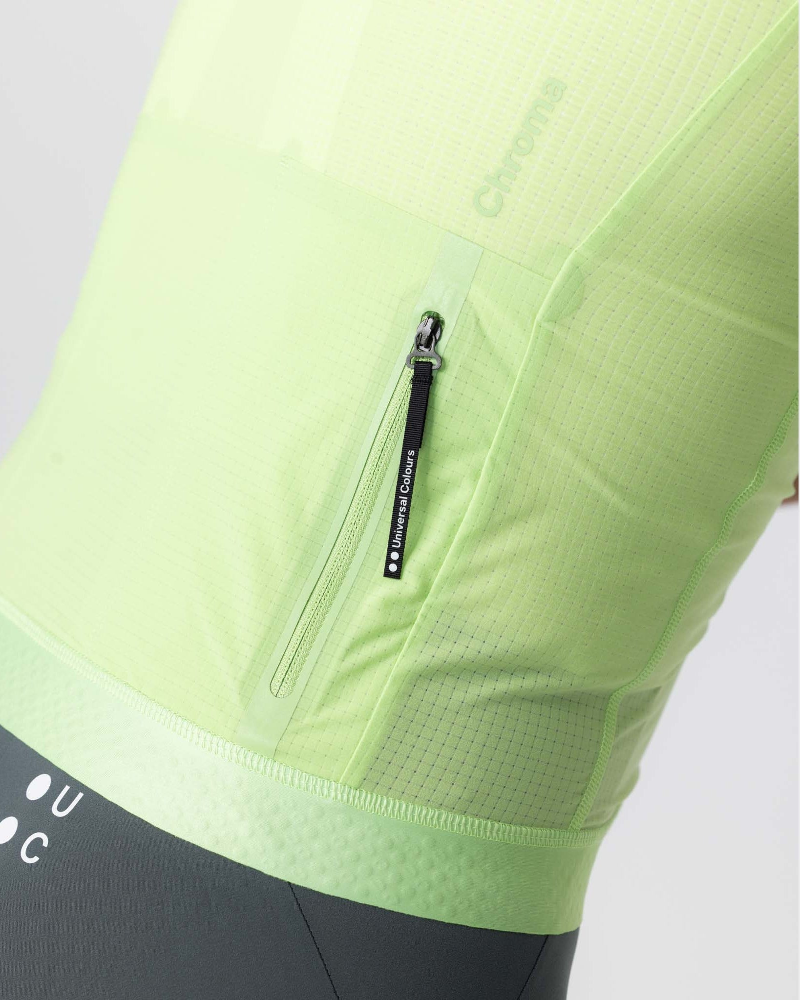 Chroma Men's Short Sleeve Jersey - Bright Lime