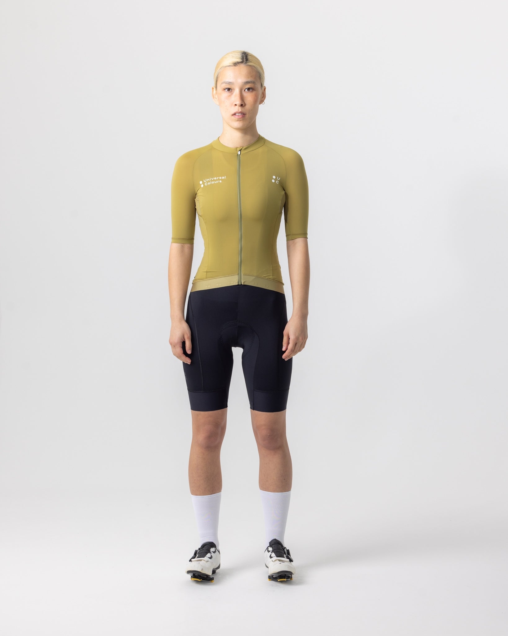 Mono Women's Short Sleeve Jersey - Olive Gold