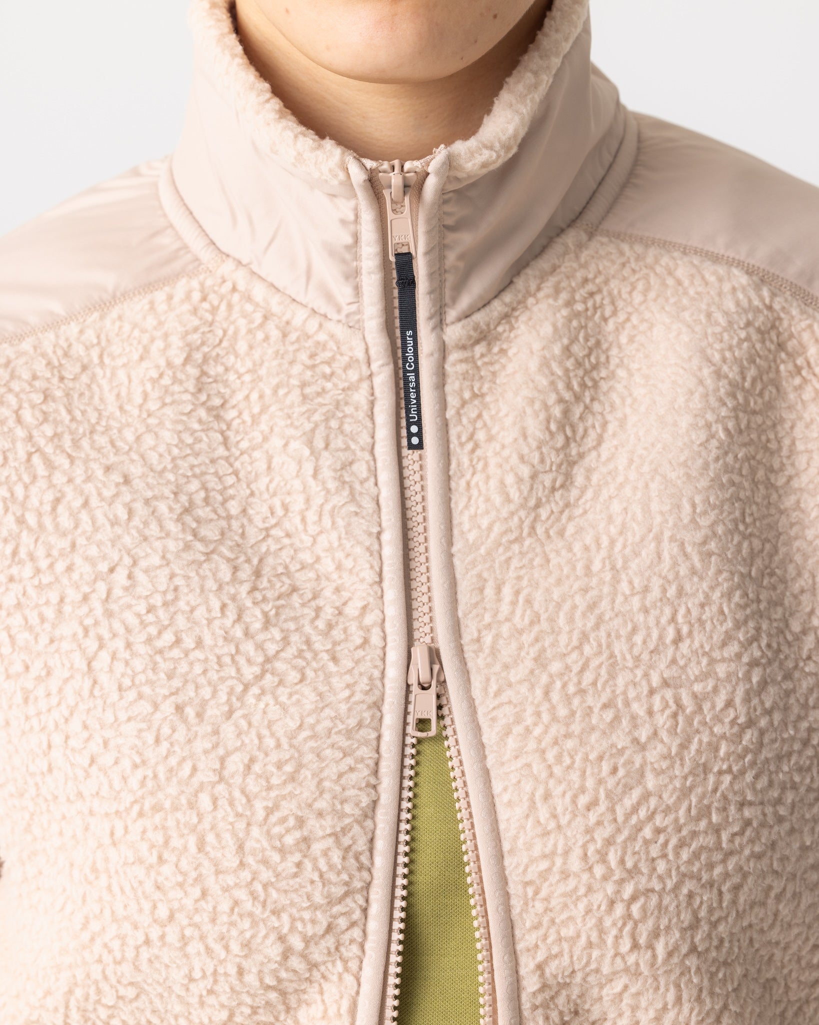 Unisex Fleece Jacket - Almond Beige