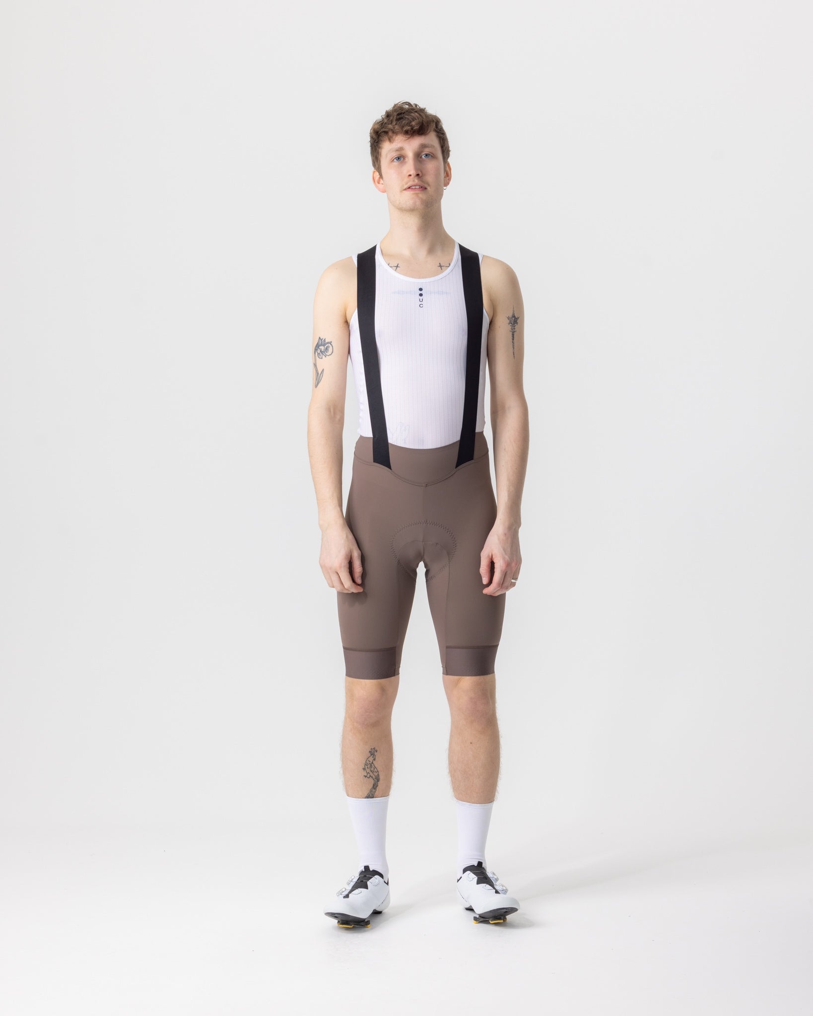 Mono Men's Bib Short - Taupe Brown