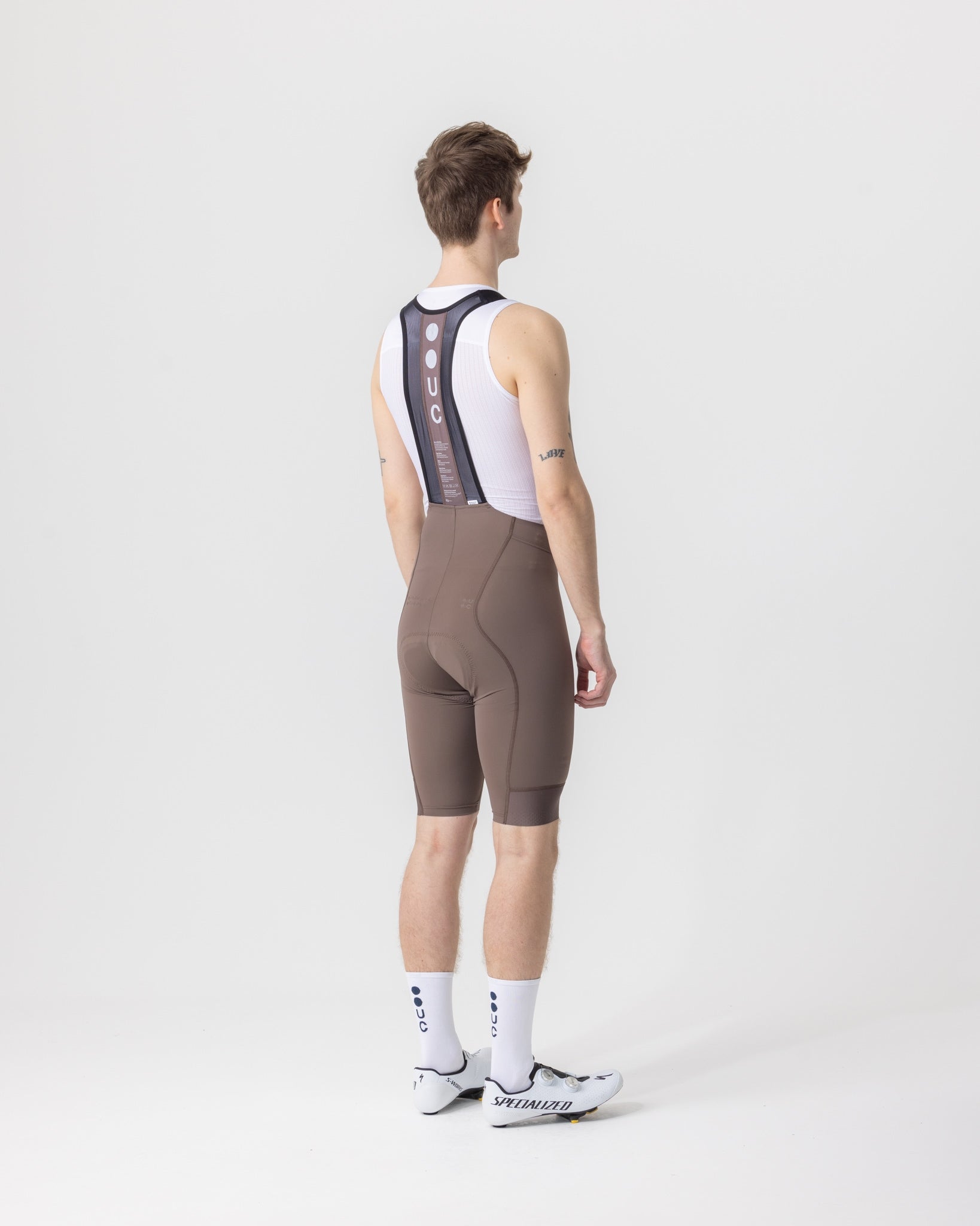 Mono Men's Bib Short - Taupe Brown