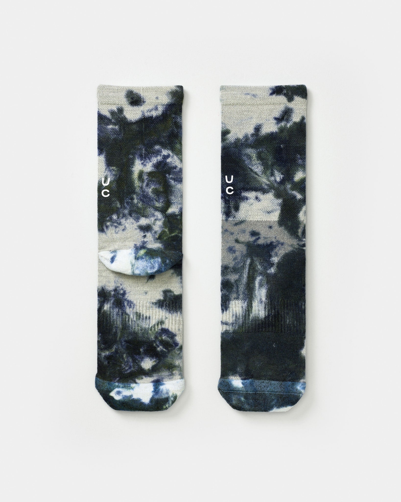 Spectrum Tie-Dye Merino Socks - Navy Blue