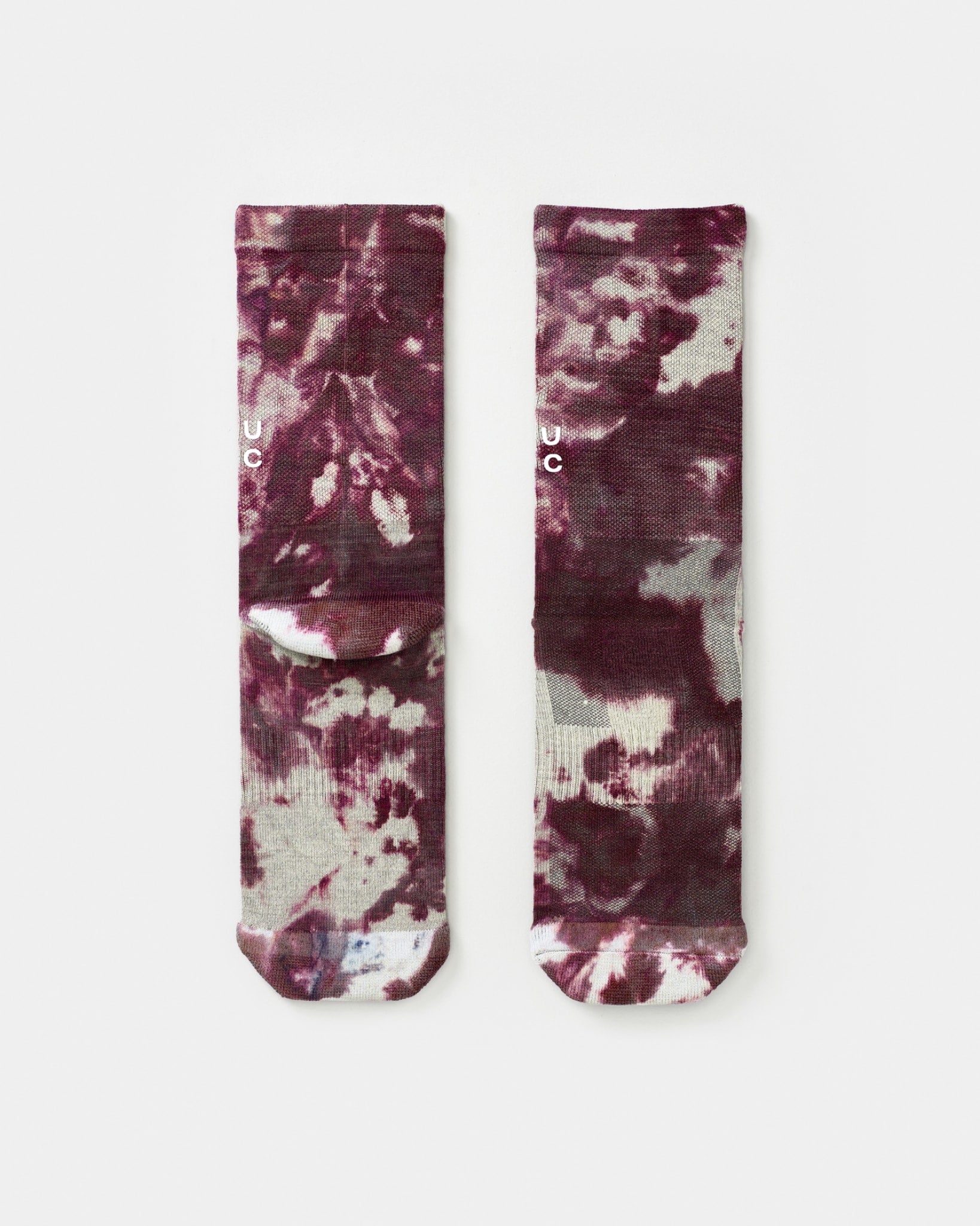 Spectrum Tie-Dye Merino Socks - Mars Red