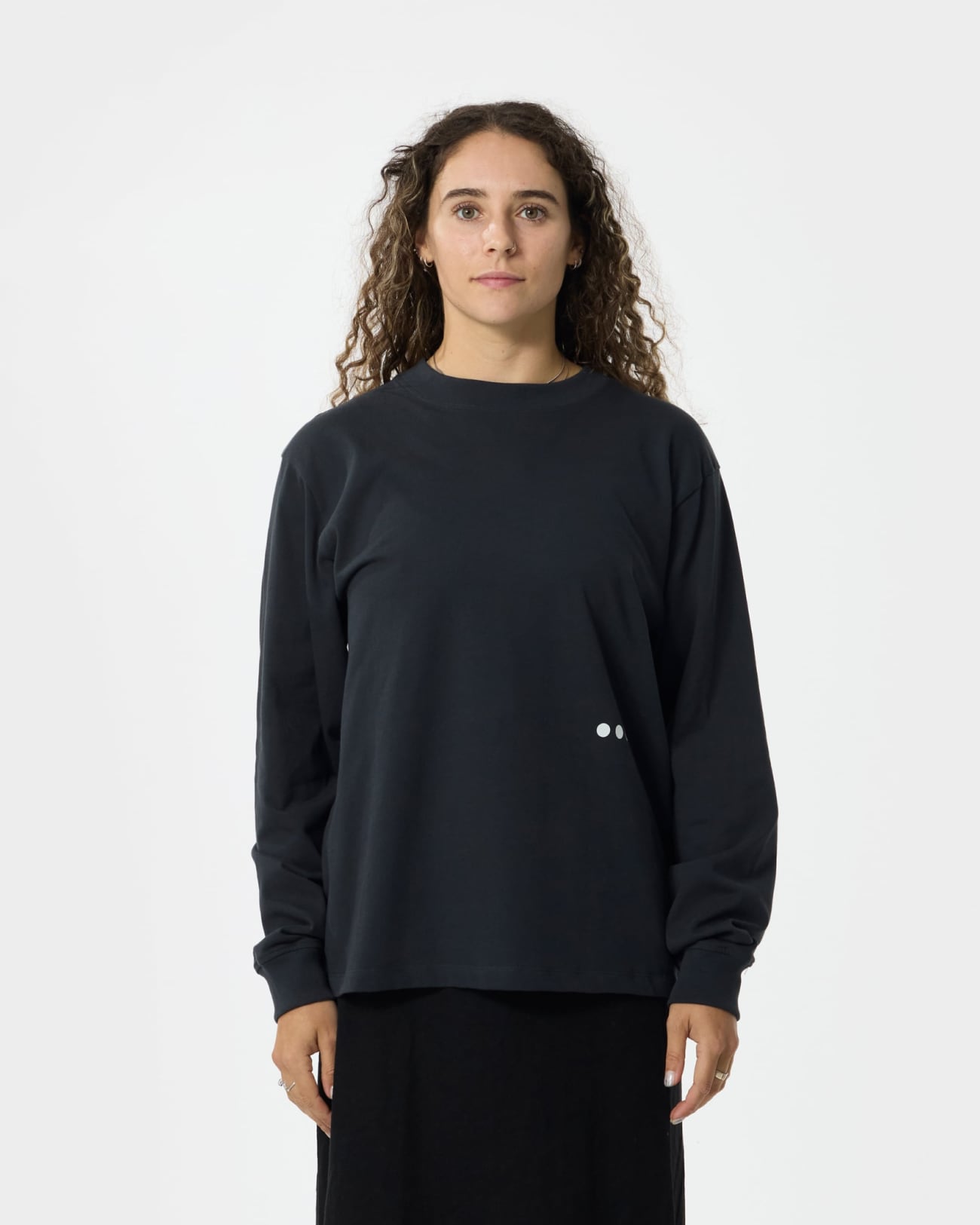 Unisex Long Sleeve Tee - Charcoal Black