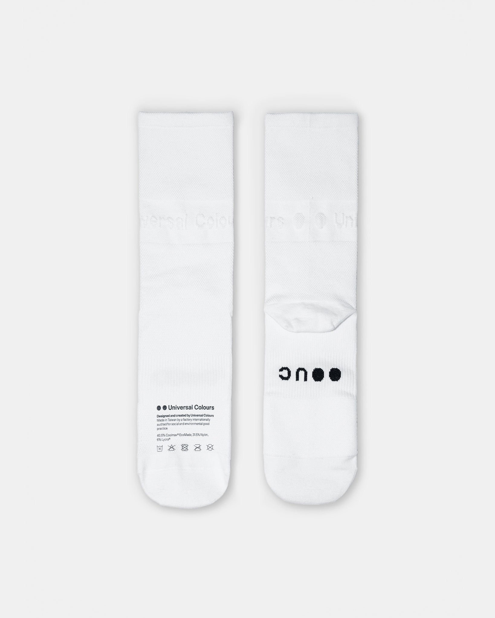 Lightweight Summer Socks - White