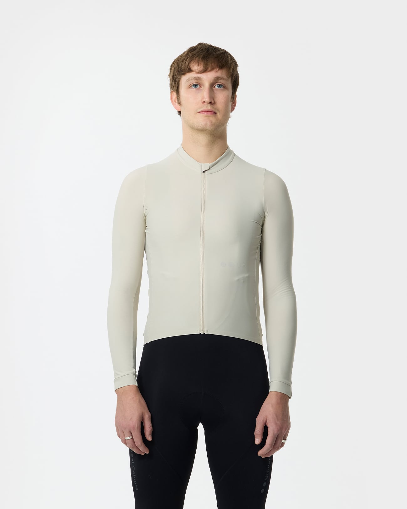 Mono Men's Long Sleeve Jersey - Stone White