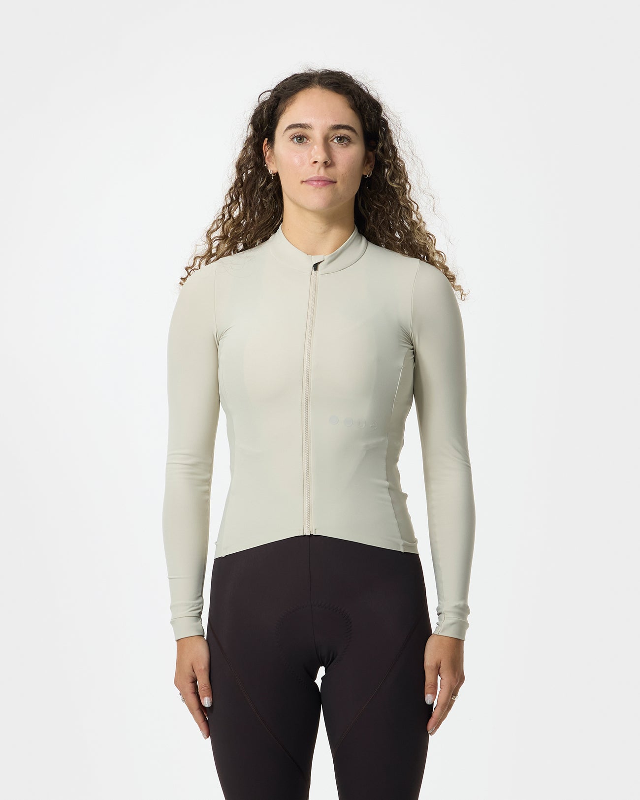 Mono Women's Long Sleeve Jersey - Stone White