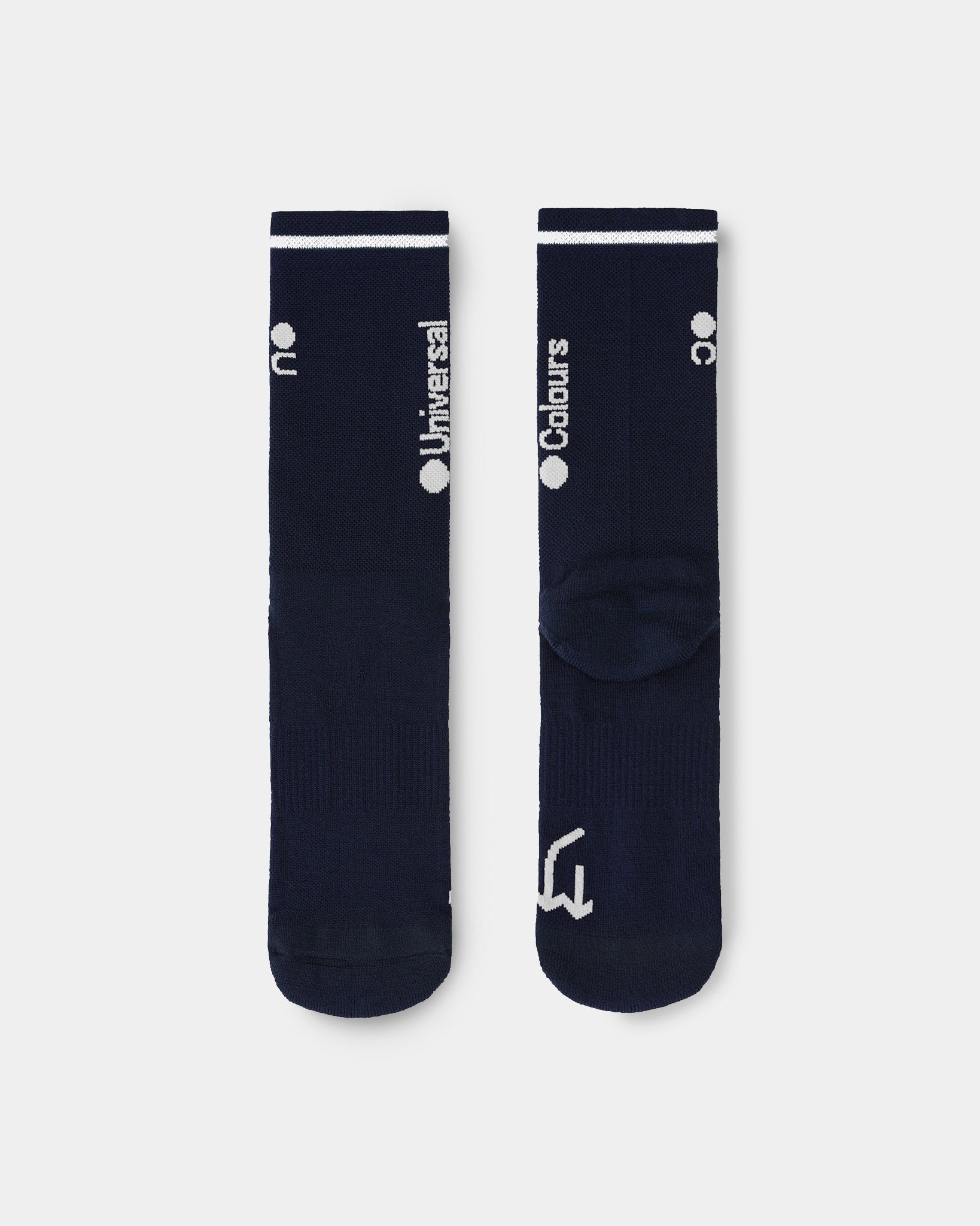 Mono Merino Socks - Navy Blue