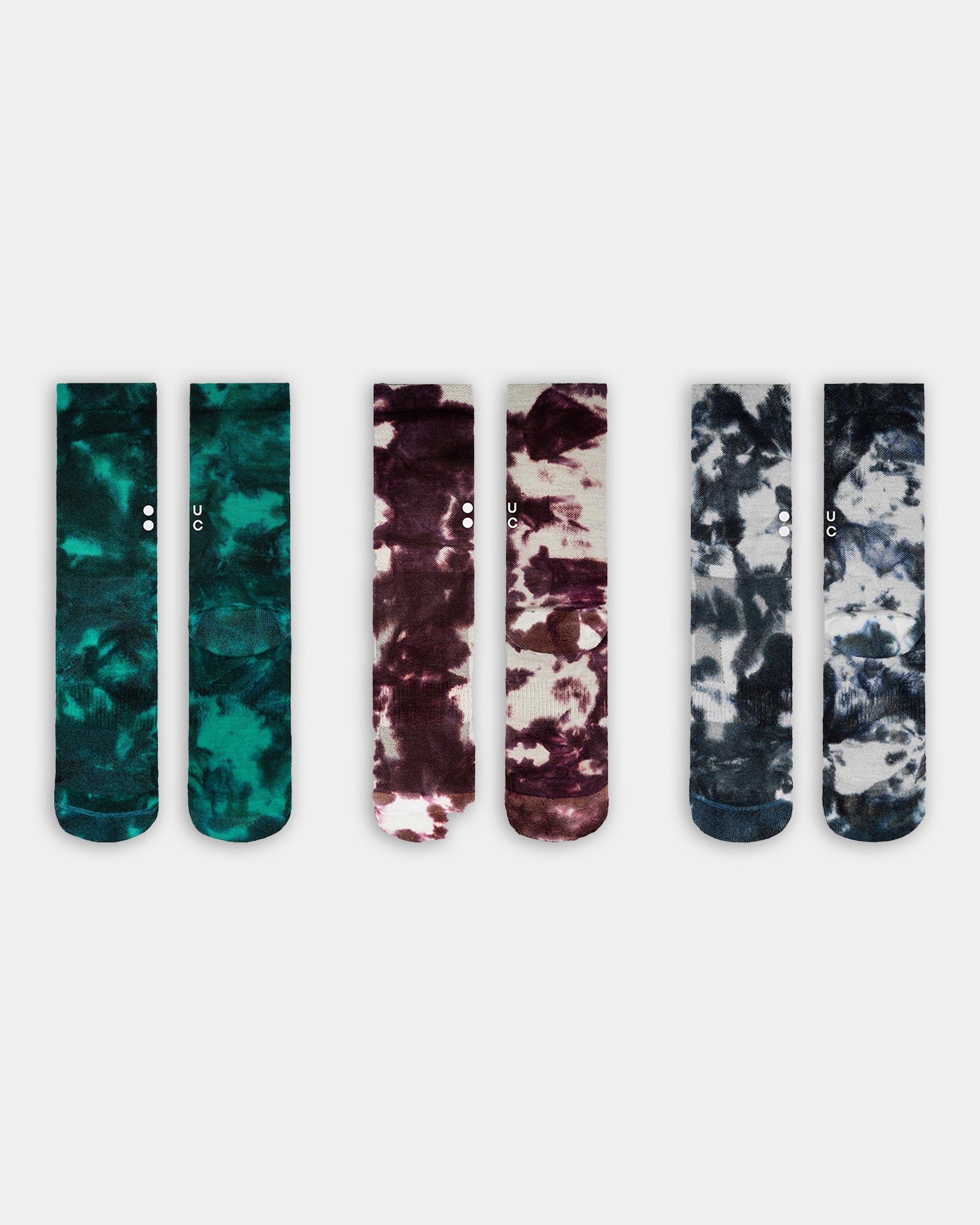 Spectrum Tie-Dye Merino Socks Bundle - Multicolour