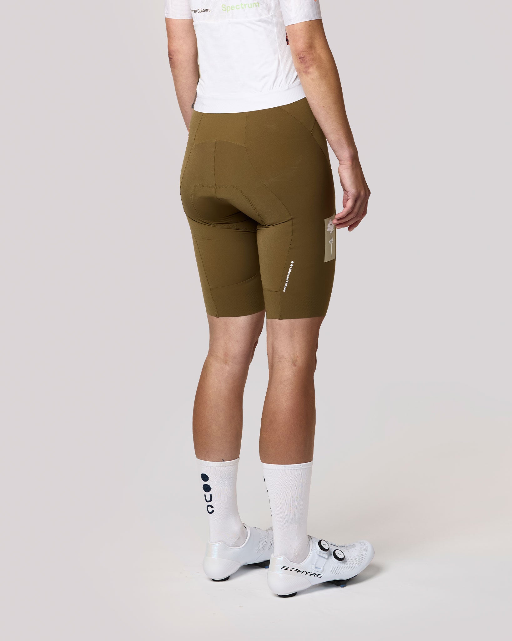 Spectrum Womens Bib Shorts - Mosswood Brown